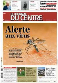 Portada de Le Journal du Centre (Francia)