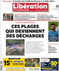 Portada de Libération Champagne (Francia)