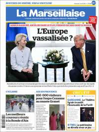 Portada de La Marseillaise (Francia)