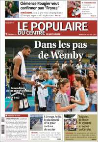 Portada de Le Populaire du Centre (Francia)