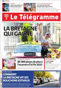 Portada de Télégramme (Francia)