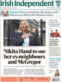 Portada de Irish Independent (Ireland)