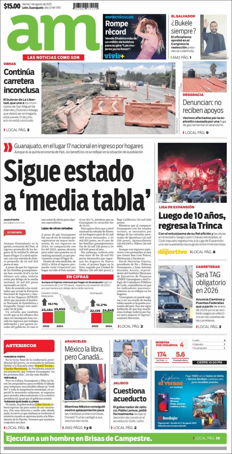 Portada de Al Día A.M. (Mexico)