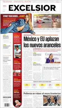 Portada de Excelsior (México)
