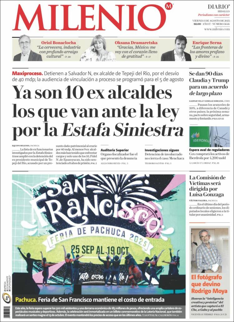 Portada de Milenio de Hidalgo (Mexico)