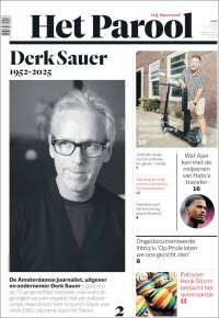 Portada de Het Parool (Países Bajos)