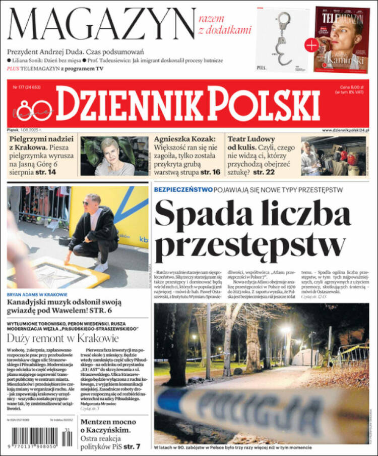 Portada de Dziennik (Poland)