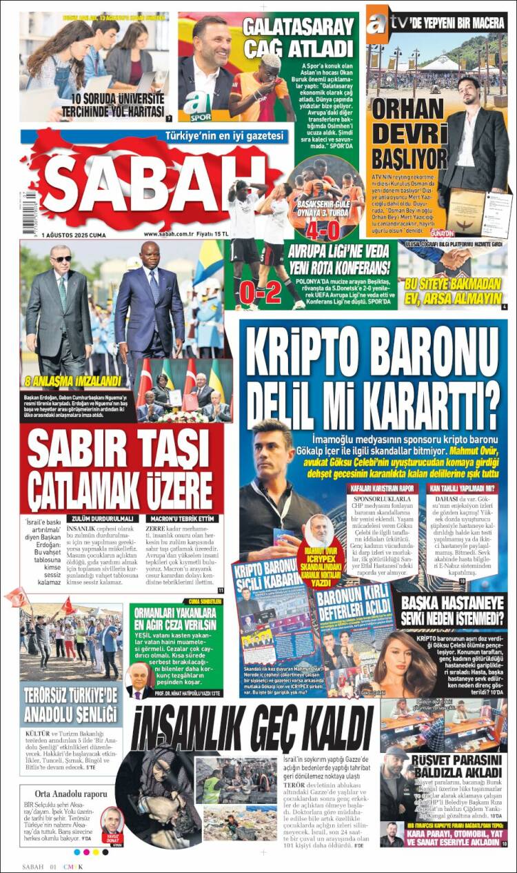 Portada de Sabah (Turkey)