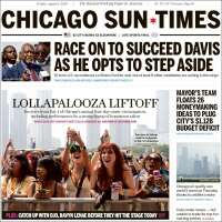 Portada de Chicago Sun-Times (USA)