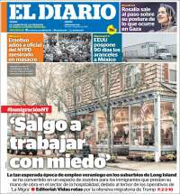 Portada de El Diario NY (États-Unis)
