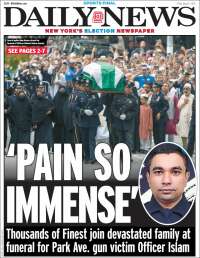 Portada de Daily News - New York (USA)