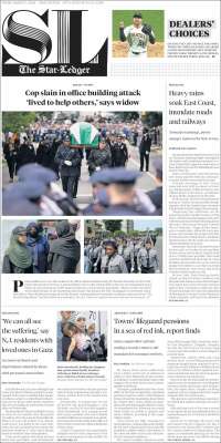 Portada de Star-Ledger (États-Unis)