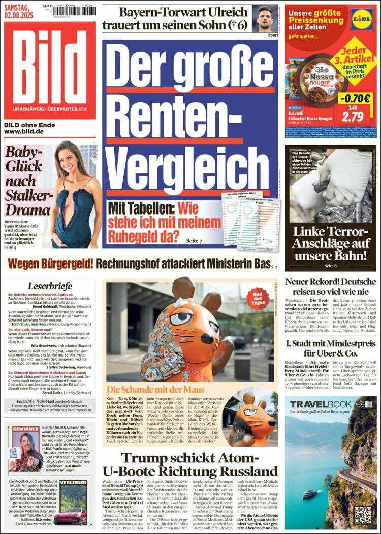 Portada de Bild (Alemania)