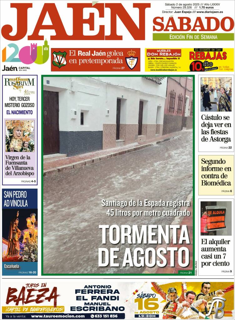Portada de Diario Jaén (España)