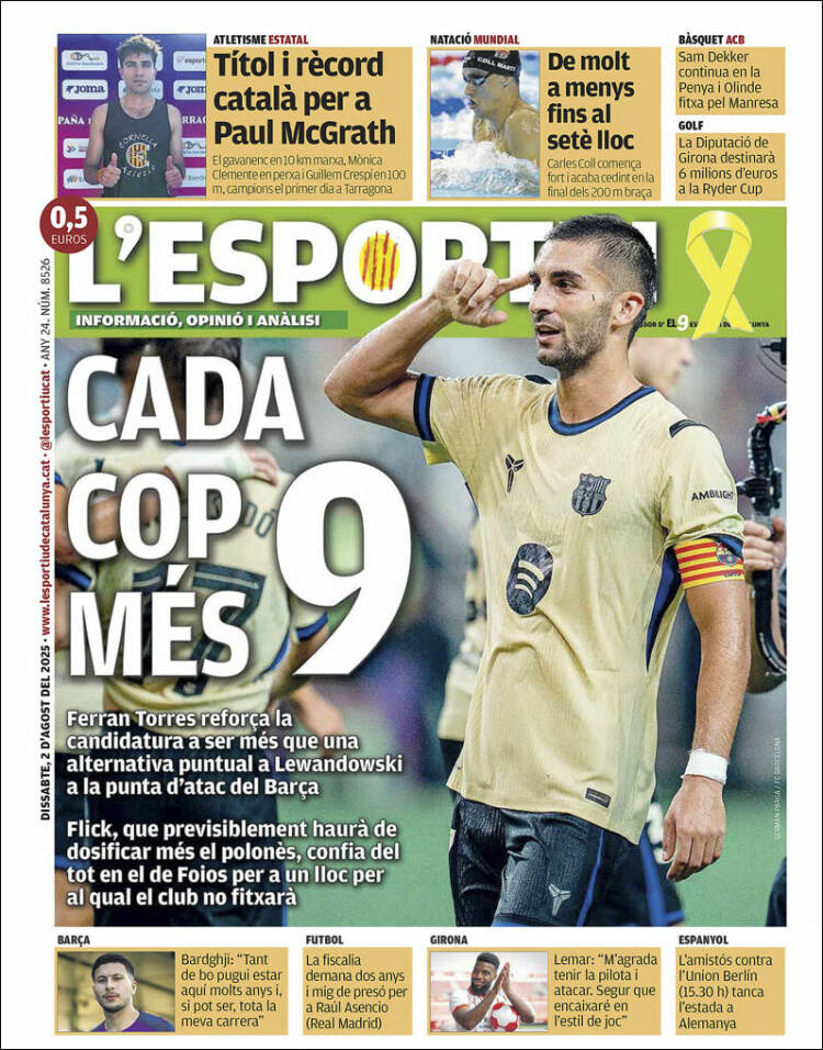 Portada de L'Esportiu (España)