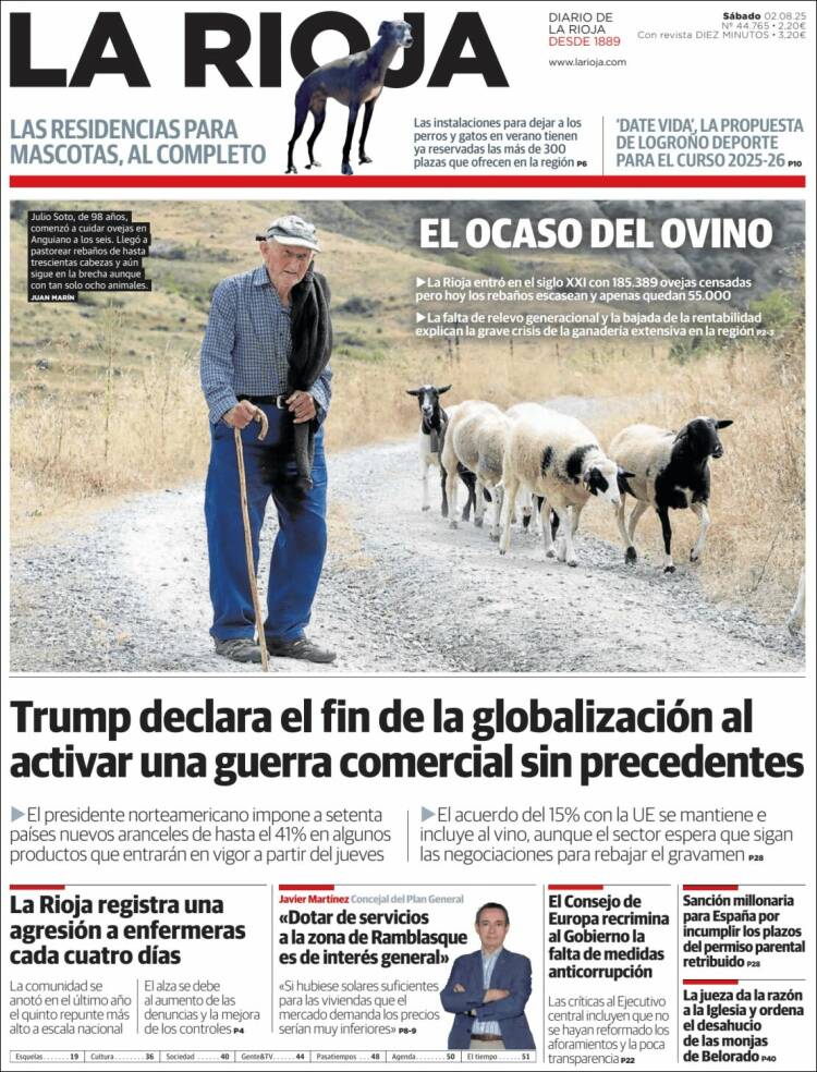 Portada de La Rioja (España)