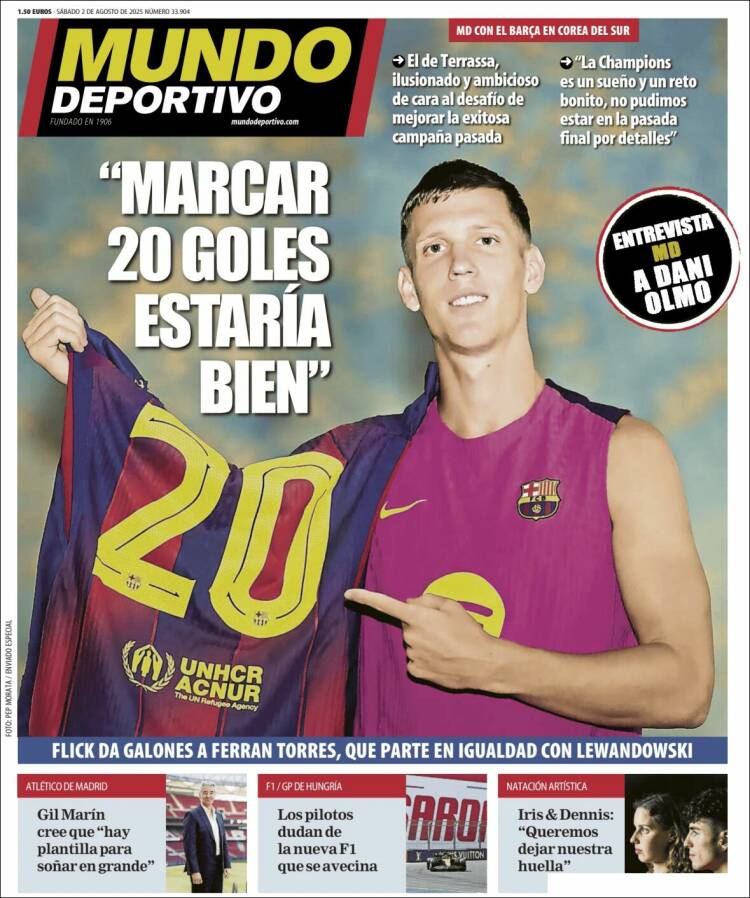 Portada de El Mundo Deportivo (España)
