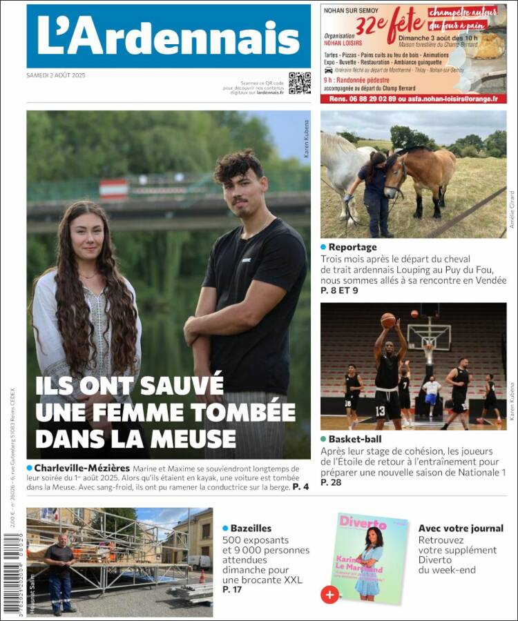 Portada de L'Ardenais (Francia)