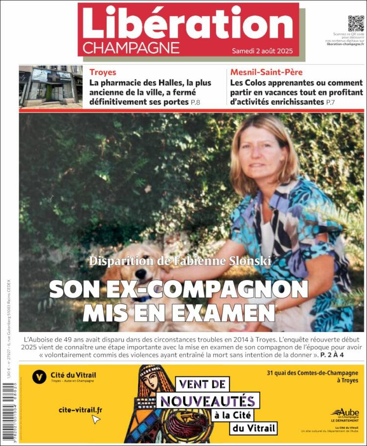 Portada de Libération Champagne (Francia)