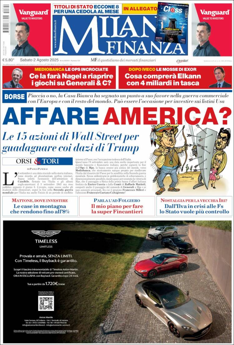 Portada de Milano Finanza (Italy)