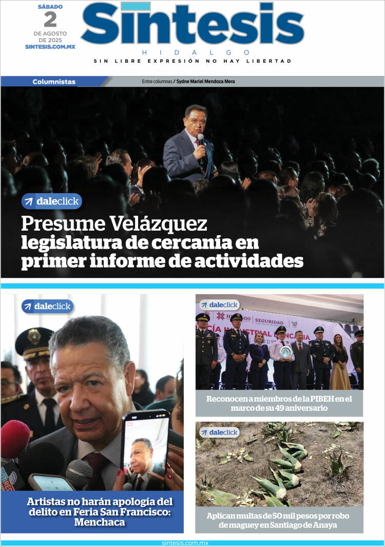 Portada de Sistesis - Hidalgo (Mexico)
