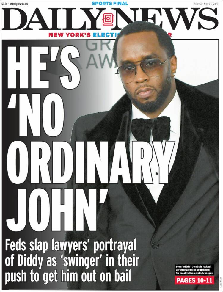 Portada de Daily News - New York (USA)
