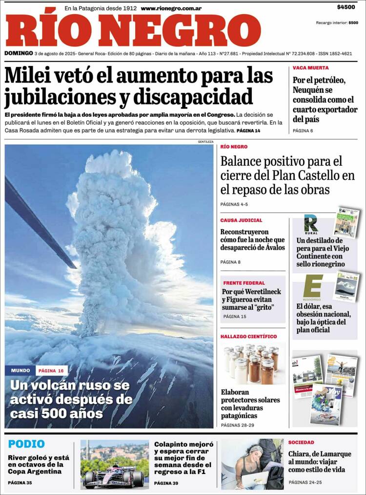 Portada de Rio Negro (Argentina)