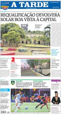 Portada de Diário A Tarde (Brasil)