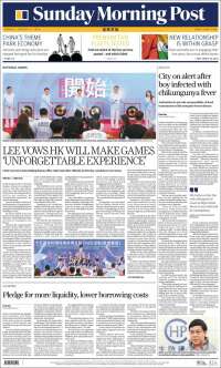Portada de South China Morning Post (Chine)