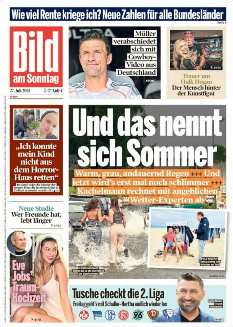 Portada de Bild (Allemagne)