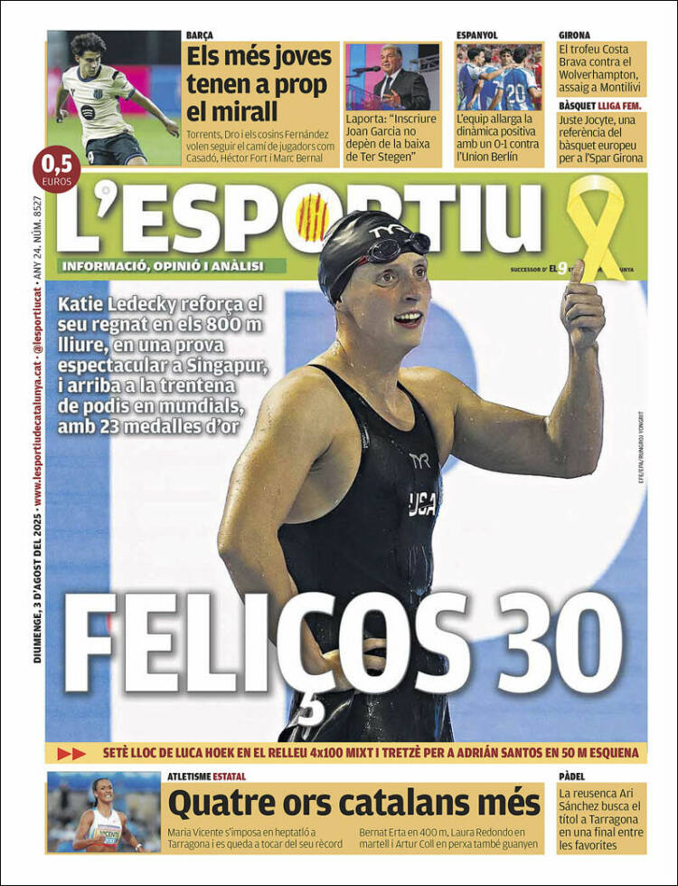 Portada de L'Esportiu (Spain)