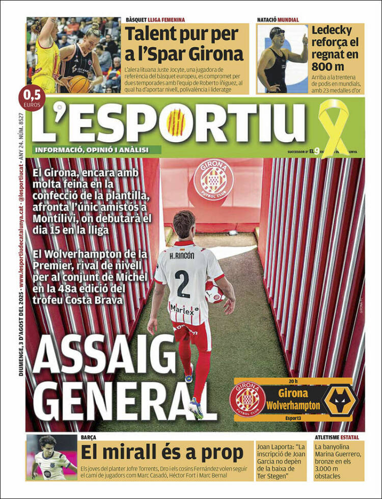 Portada de L'Esportiu : Girona (Spain)