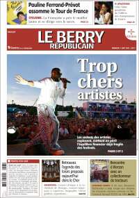 Portada de Berry Republicain (Francia)