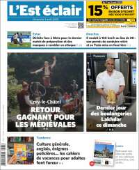 Portada de L'Est Eclair (Francia)