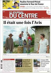 Portada de Le Journal du Centre (Francia)