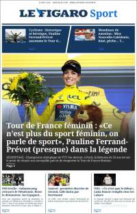Portada de Le Figaro (Francia)