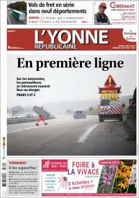 Portada de L'Yonne-Républicaine (France)