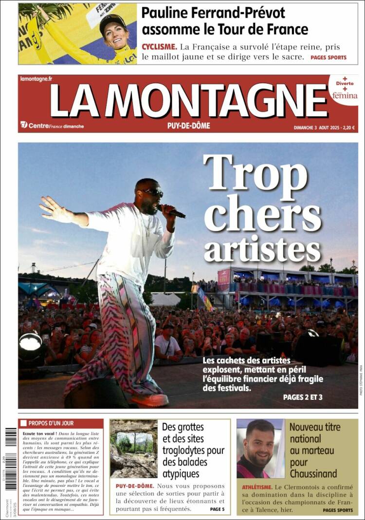 Portada de La Montagne (France)