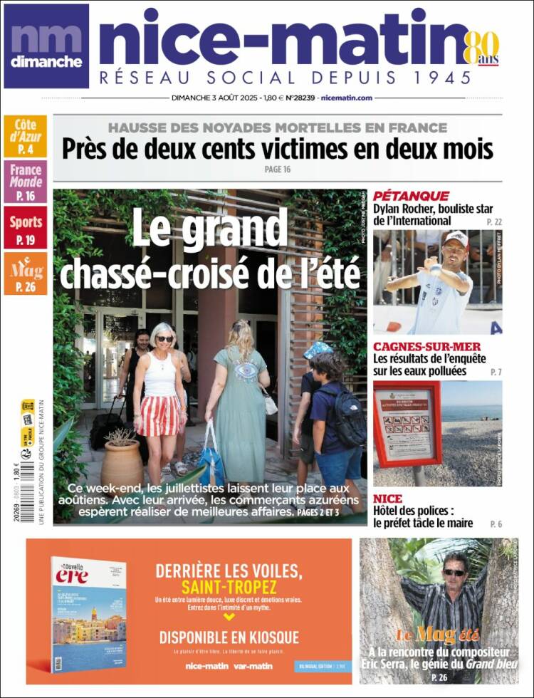 Portada de Nice-Matin (France)