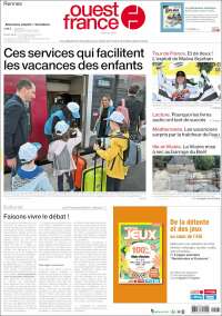 Portada de Ouest France (France)