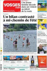 Portada de Vosges Matin (France)