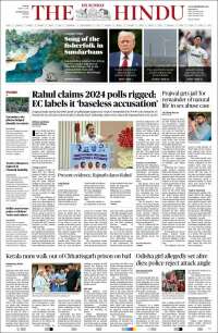 Portada de The Hindu (India)