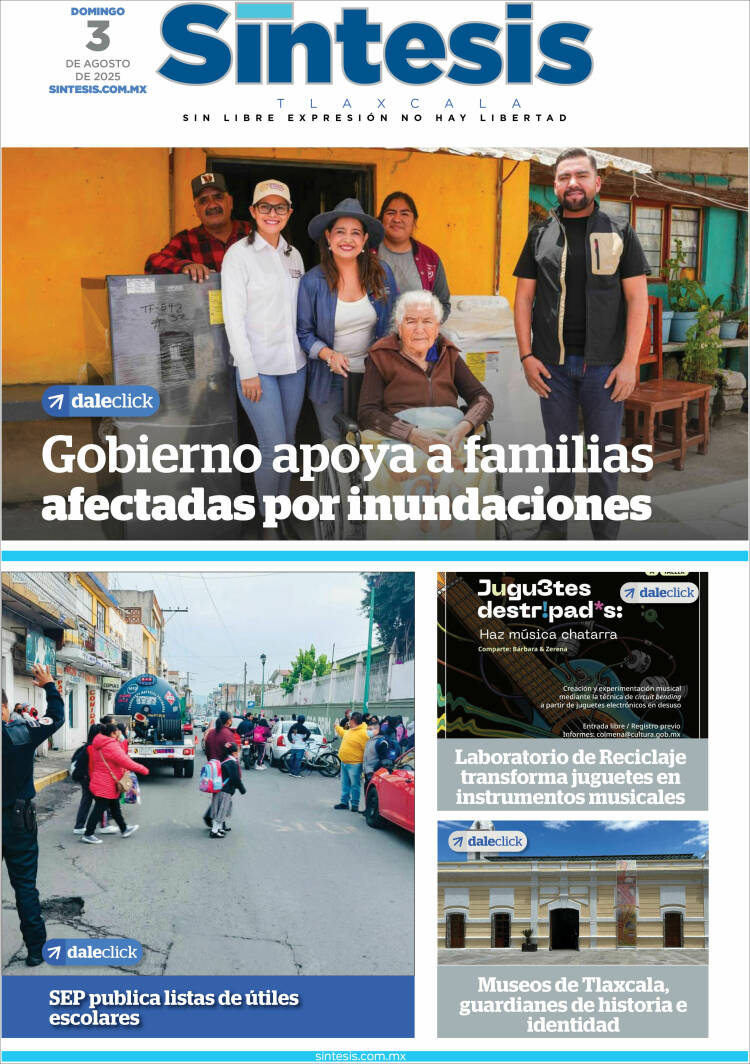 Portada de Síntesis de Tlaxcala (México)