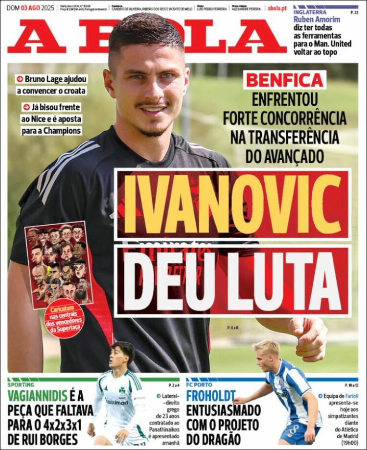 Portada de A Bola (Portugal)