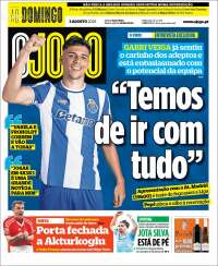 Portada de O Jogo (Portugal)