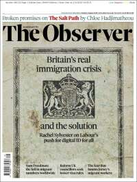 Portada de The Observer (United Kingdom)