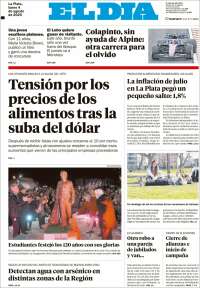 Portada de El Día de la Plata (Argentina)