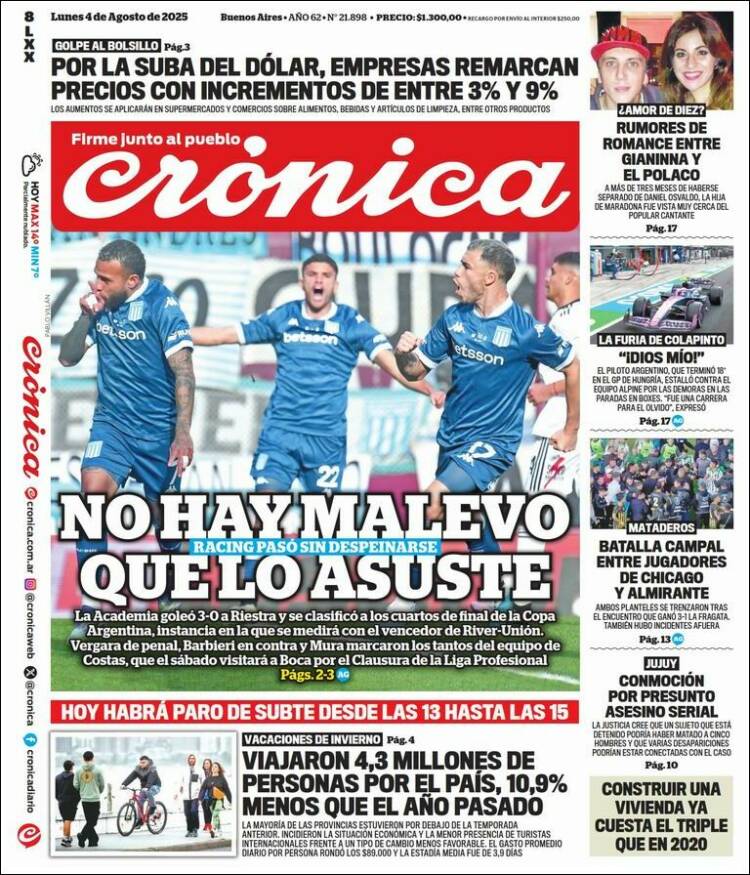 Portada de La Voz del Chaco (Argentina)