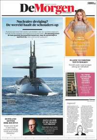 Portada de De Morgen (Bélgica)