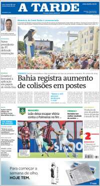 Portada de Diário A Tarde (Brasil)
